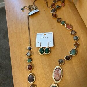 Chico's Necklace & Earrings